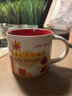 Starbucks White Mug Las Vegas - You Are Here Collection